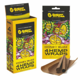 Wraps chanvre G-Rollz Honey Buzz x4 | Selected Leaves