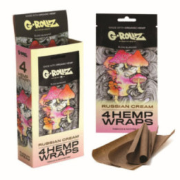 Wraps chanvre G-Rollz Russian Cream x4 | Selected Leaves