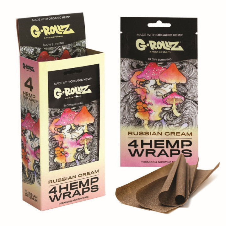Wraps chanvre G-Rollz Russian Cream x4 | Selected Leaves