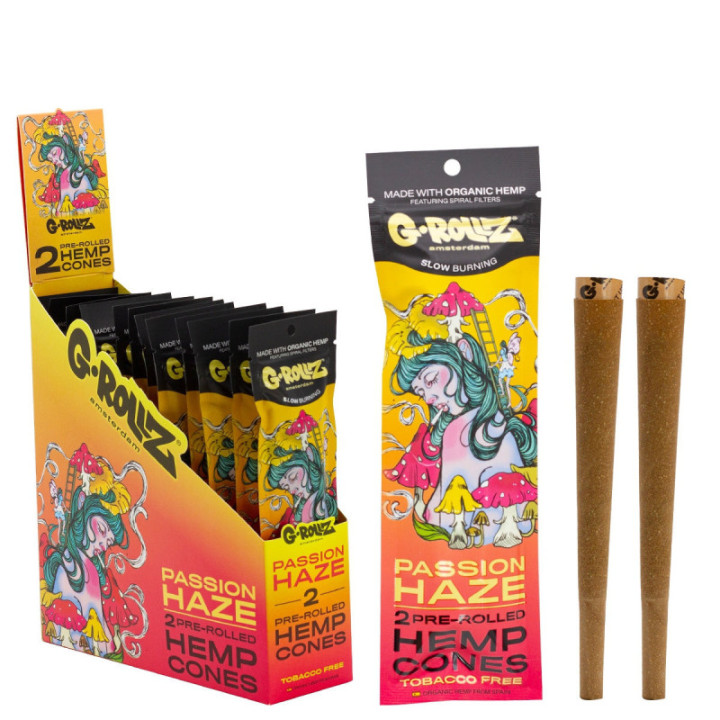 Cônes blunt G-Rollz Passion Haze x2 | Selected Leaves