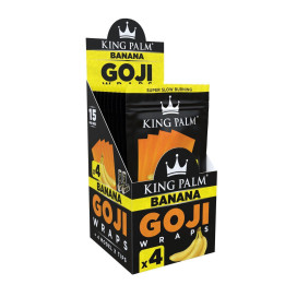Wraps King Palm Goji Banana x4 | Selected Leaves